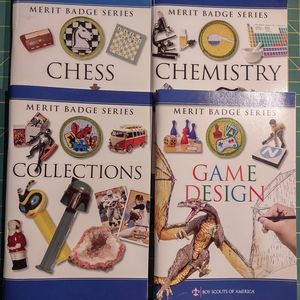 Set of 4 Boy Scout Merit Badge Books